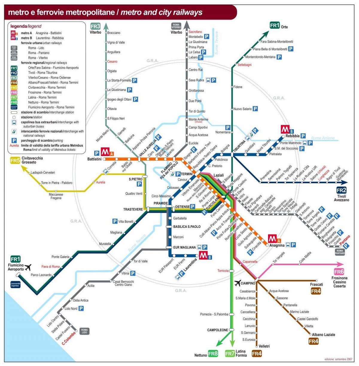 Рома общественного транспорта карте