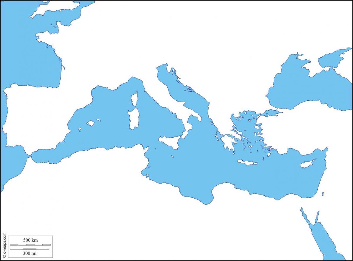 Карта Рима пустой