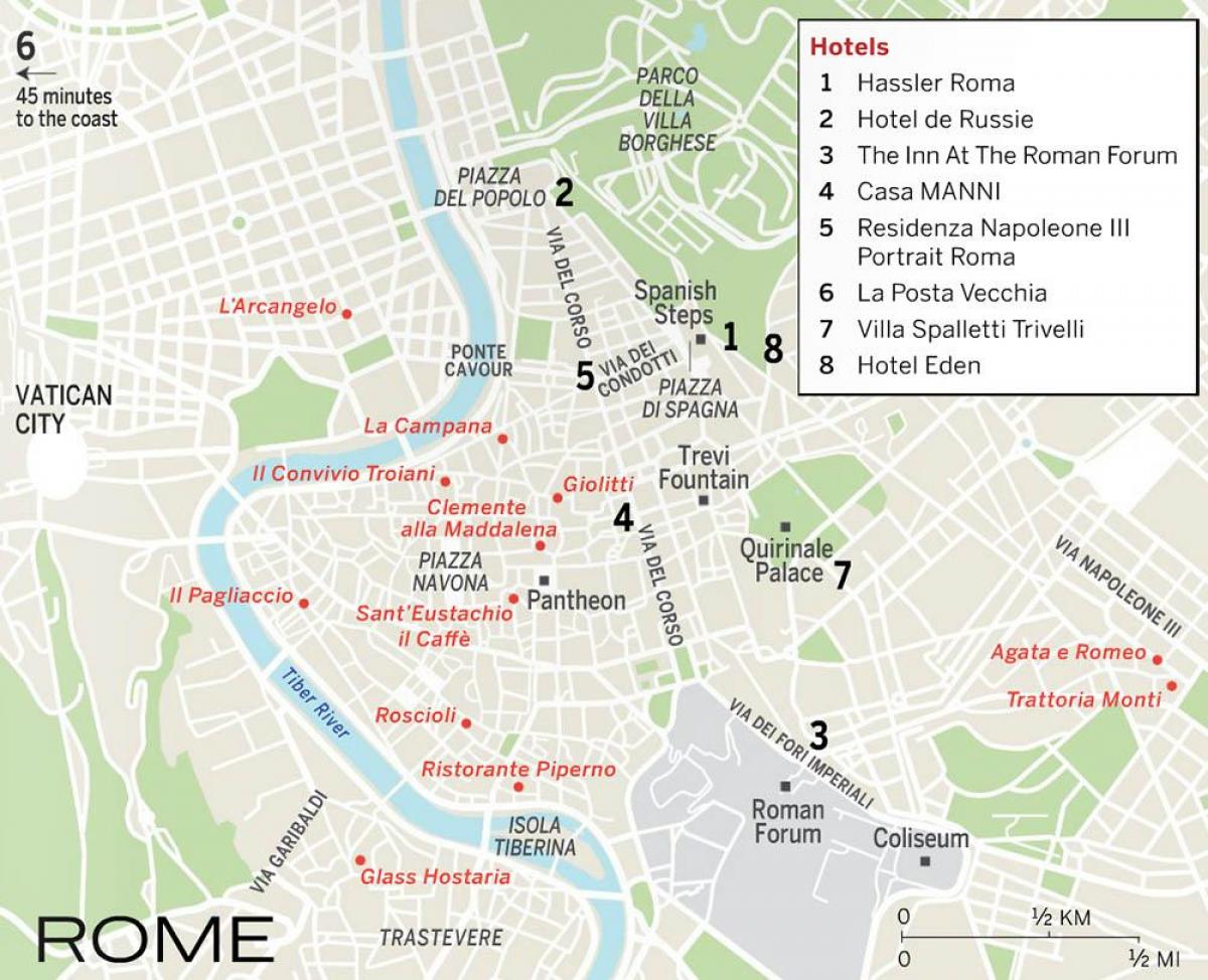 карта Рима Рим Италия