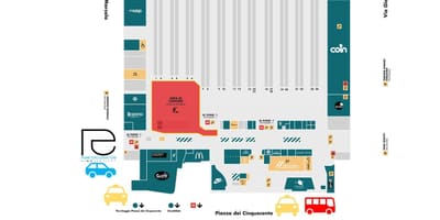 Карта железнодорожного вокзала Термини 