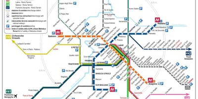 Рома общественного транспорта карте