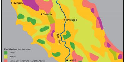 Физическая карта Древнего Рима