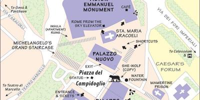 Карта Капитолийский музей 