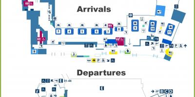 Терминал аэропорта FCO в карте 3