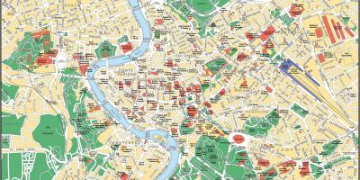 Карта улиц Рима, Италия