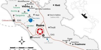 Рим регионов карте