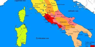 Карты древнего Рима и окрестностей